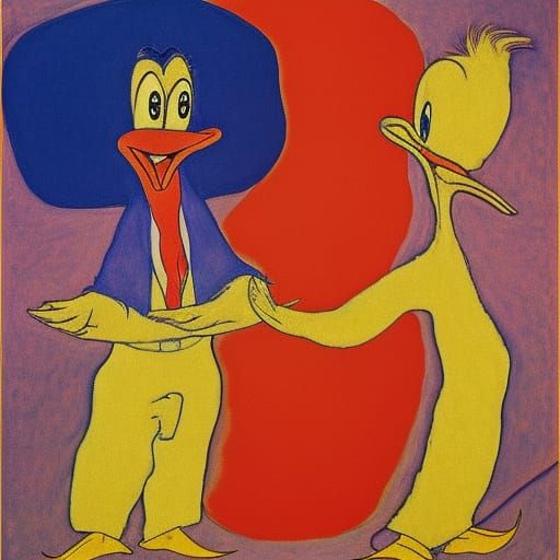 Donald Duck and Trump Flamenco Dance