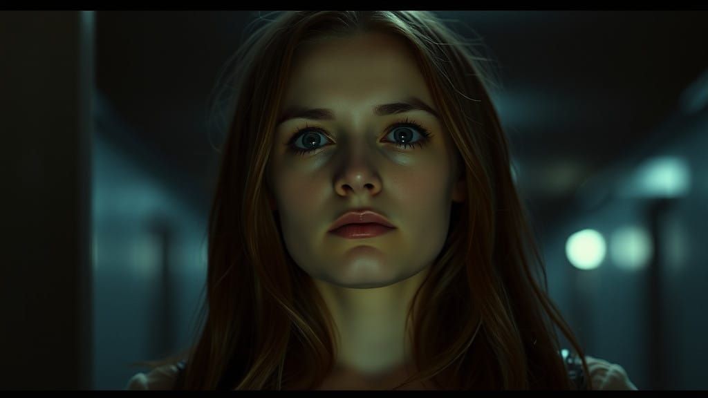 Ethereal FBI Trainee in Film Noir Haze