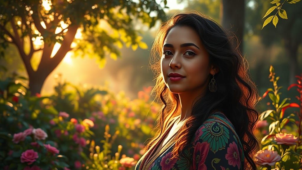 Ethereal Garden of Spiritual Renewal