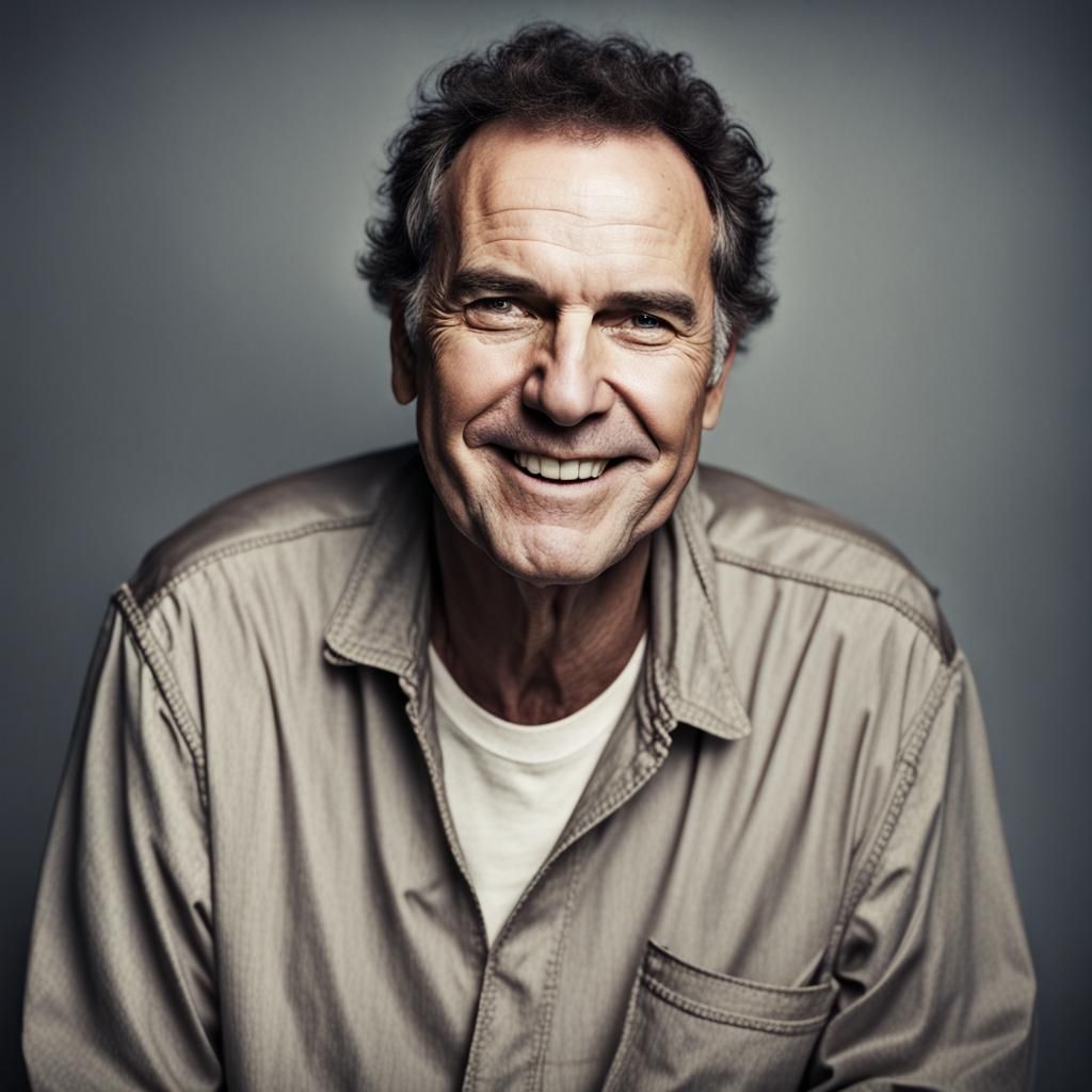 Norm MacDonald Smiling on Weekend Update