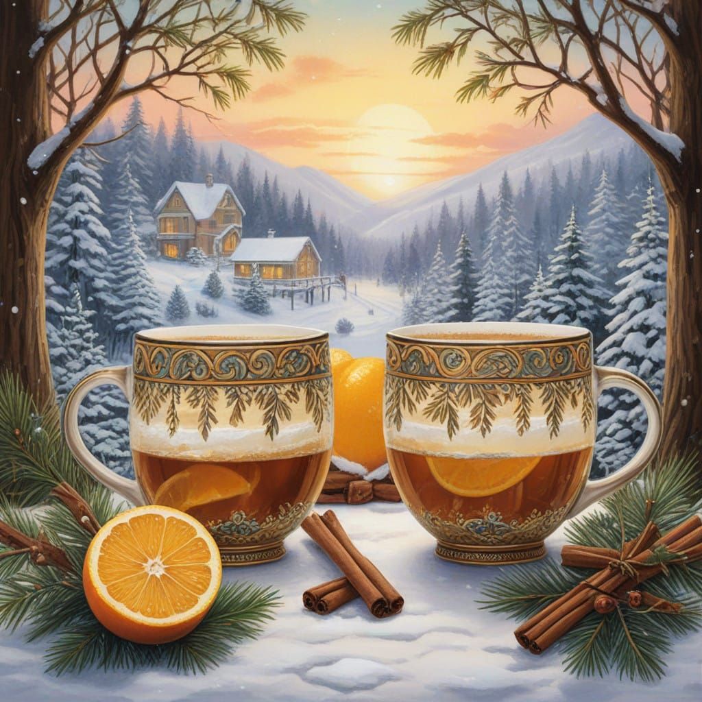 Cheers dubbinga hot toddy cheers to the snowy holiday season