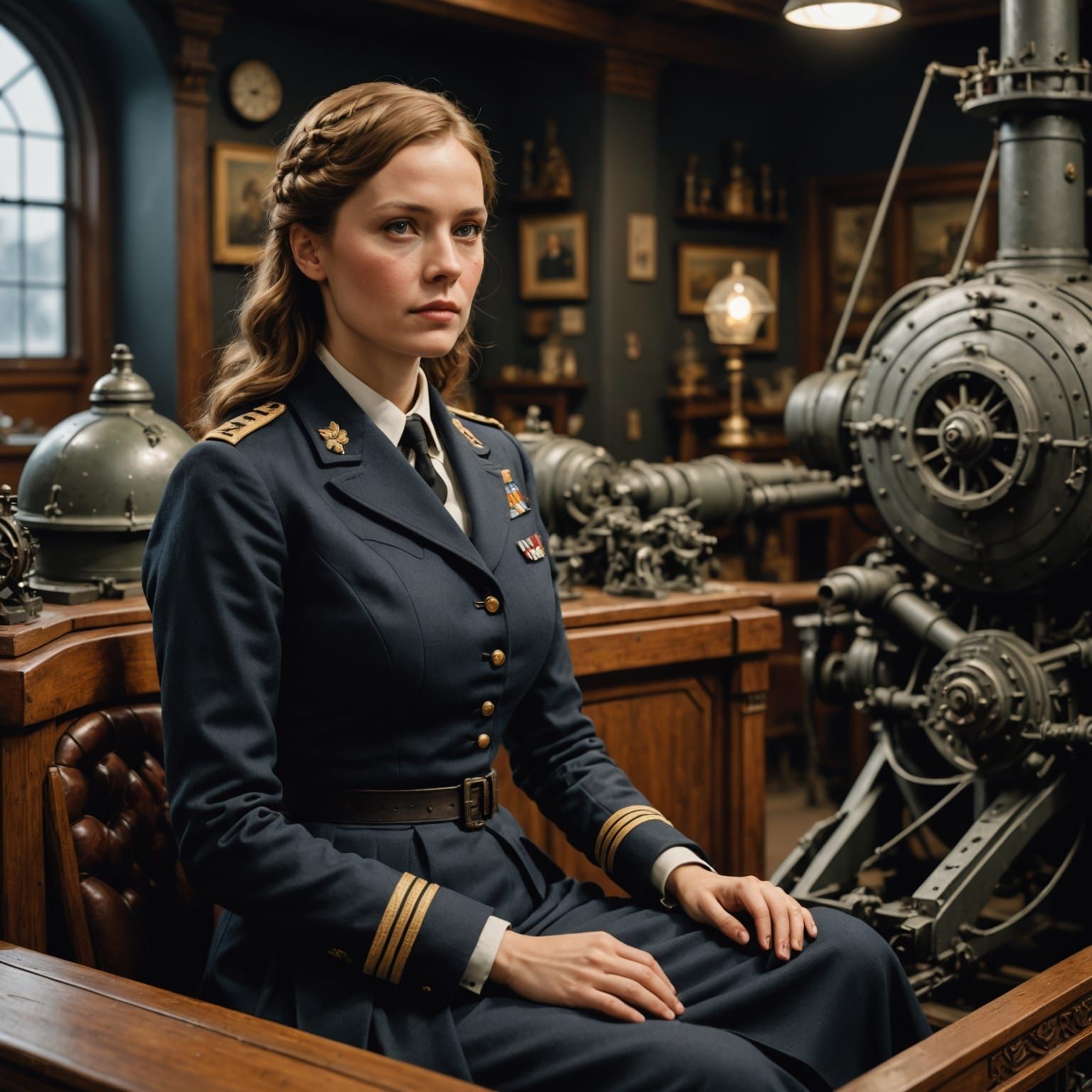 Hyperrealistic Woman in Bismarck Model