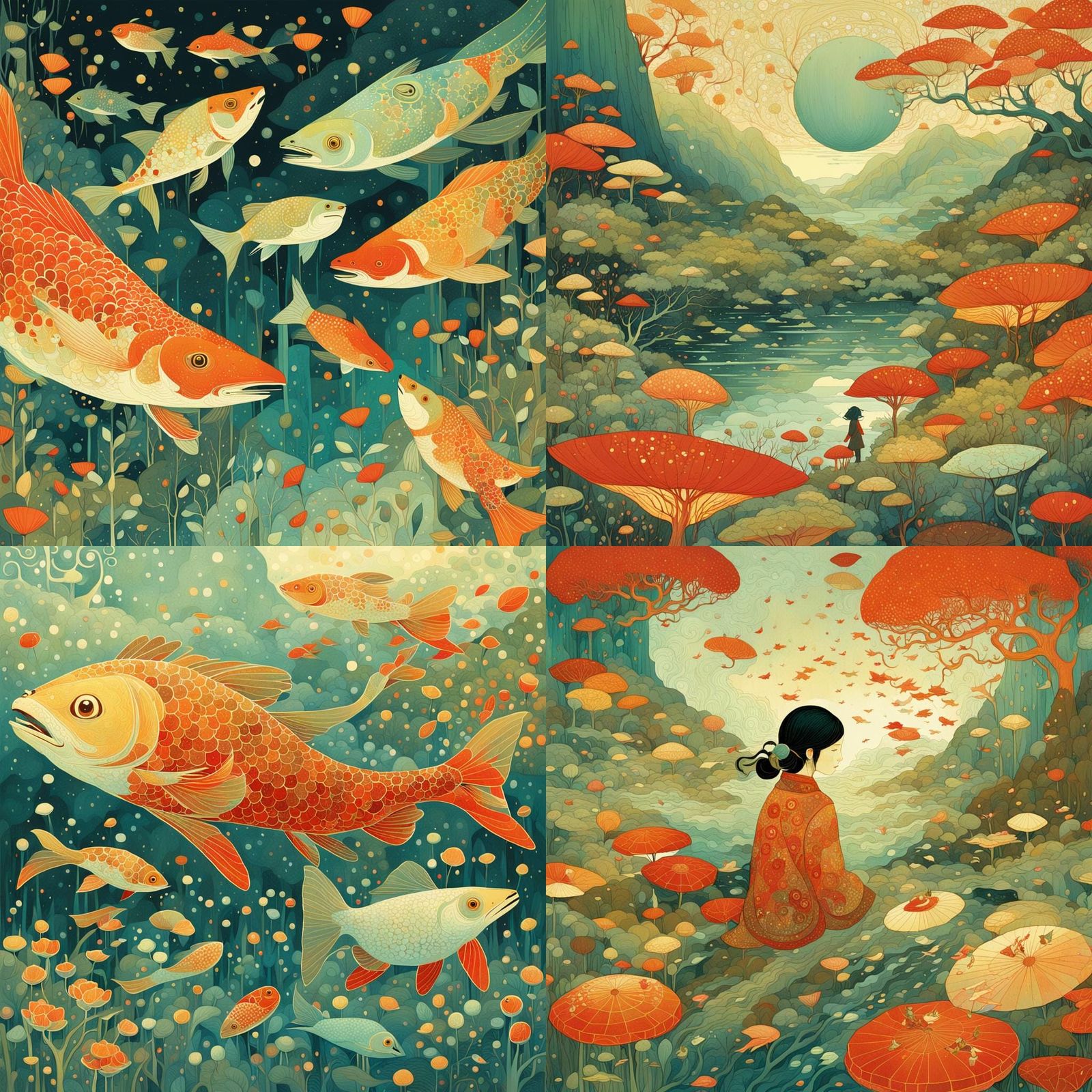 Illustration in Style of Ngai and Lommers