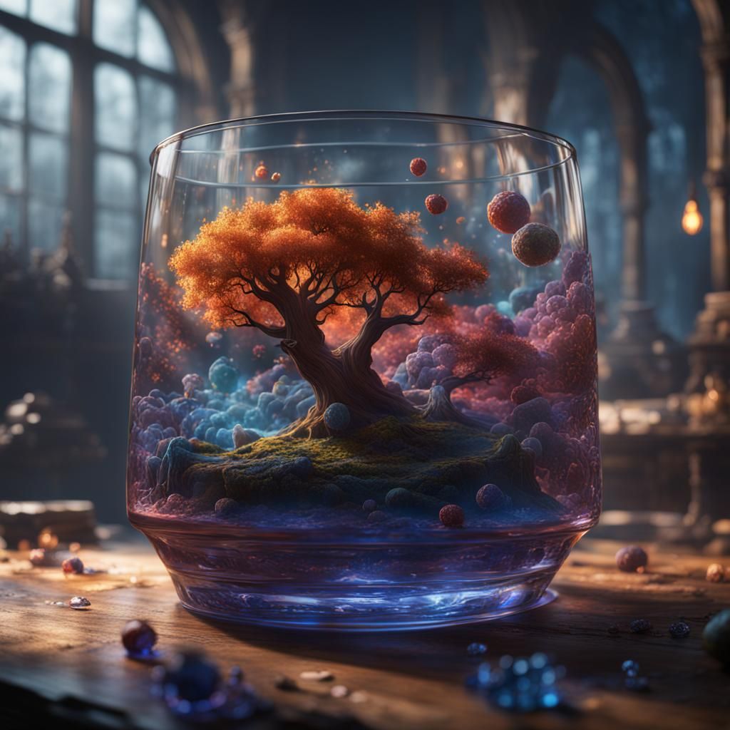 "IMPERFECT THINGS IN A GLASS CAPTURED"