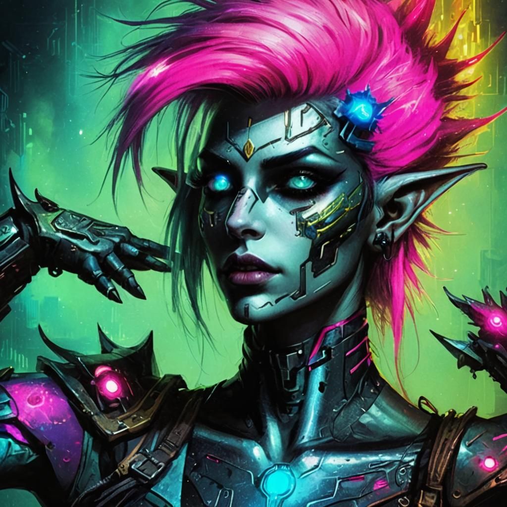 CyberPunk Elf 9