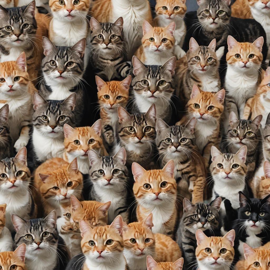 Festive Cats Celebrate National Cat Day