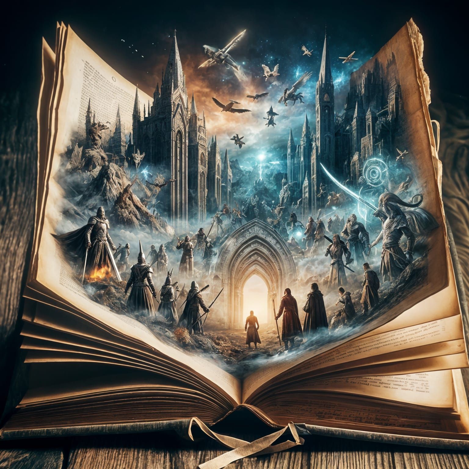 Epic Fantasy Book Comes to Life