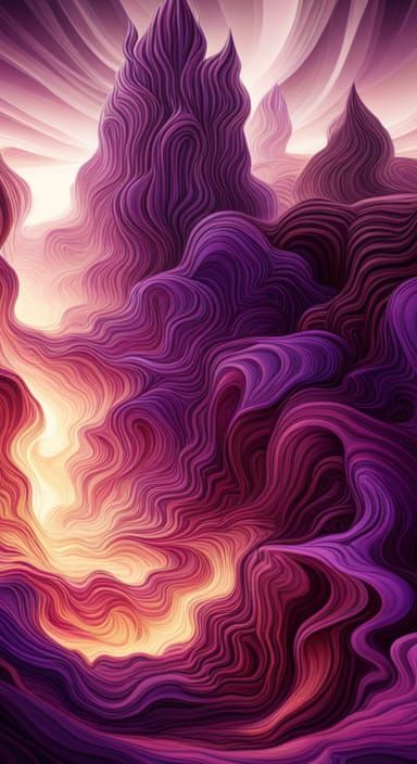 Abstract Fractal Design with 3D Shading