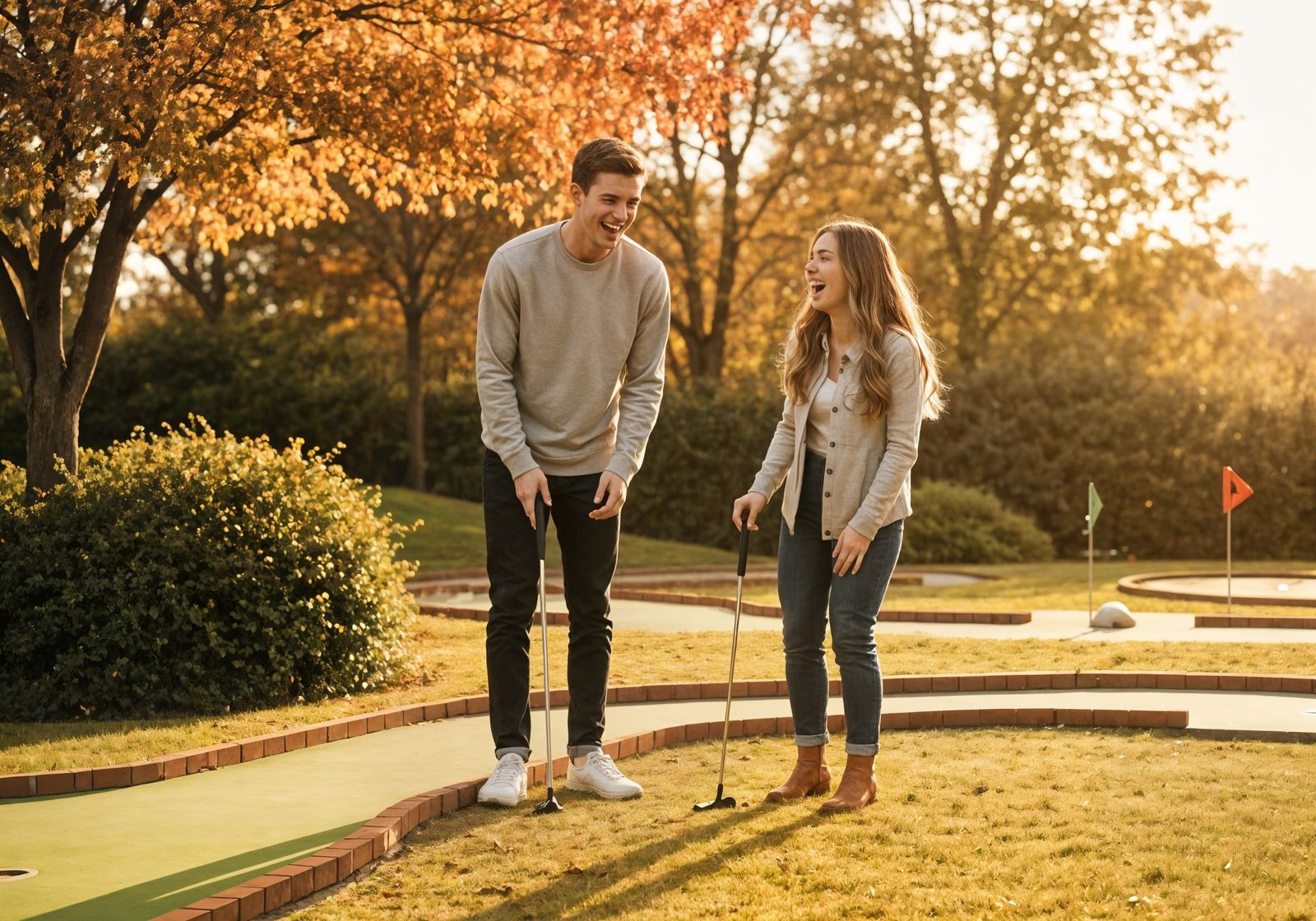 Autumn Date Night: Mini Golf in Fall Foliage