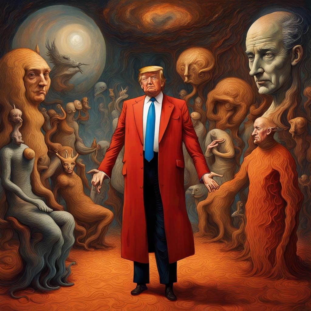 Surreal Dreamscape Inspired by Masters of Magical Realism