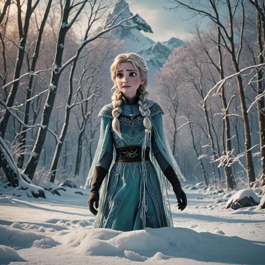 Cinematic Film Still from Frozen Movie