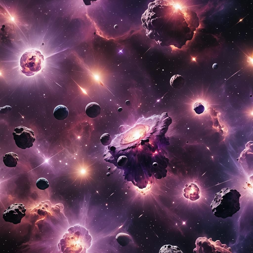 Cinematic Nebula in Deep Space: Hyper-Realistic Digital Art
