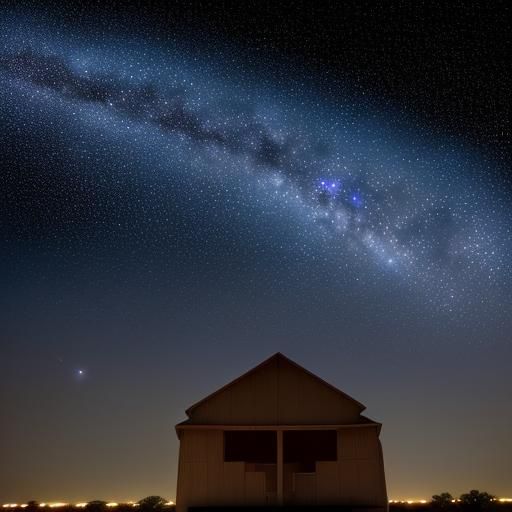 Stars at Night in Texas Sky