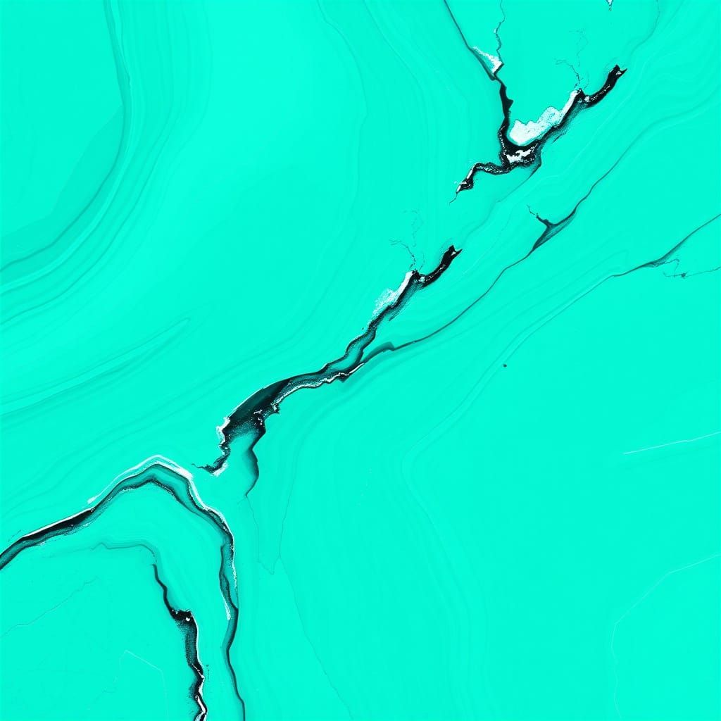 Pleasant Cyan Noisy Abstract Art