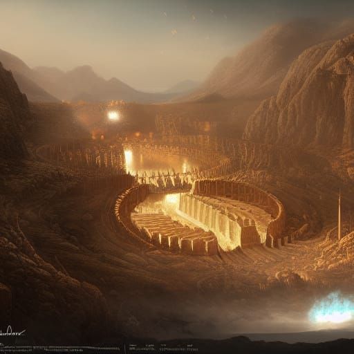 Thermopylae: Detailed Matte Painting in Unreal Engine 5