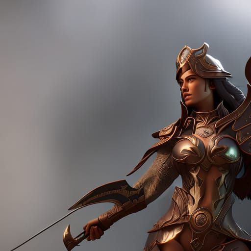 Detailed Cobra Woman in Dark Fantasy Art