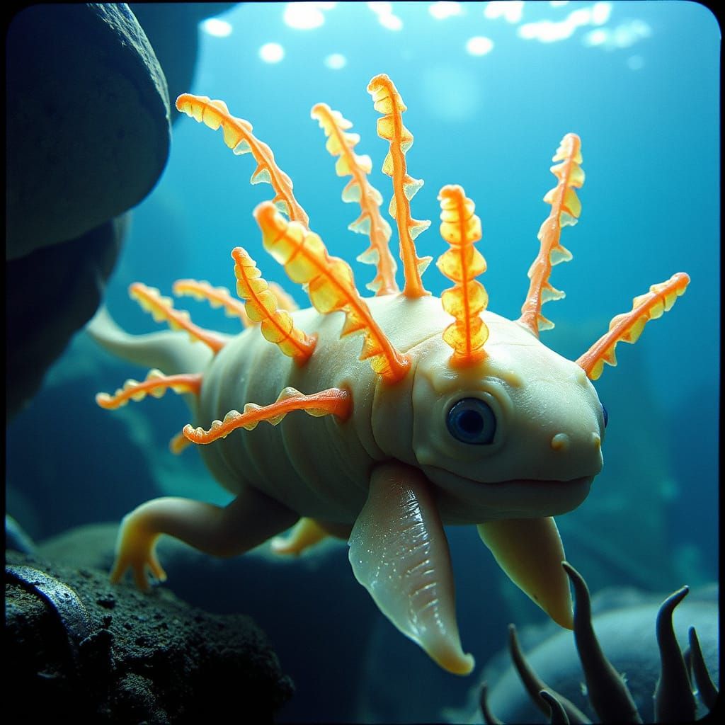 Surreal Alien Exoplanet: Xeno-Biological Deep-Sea Creatures