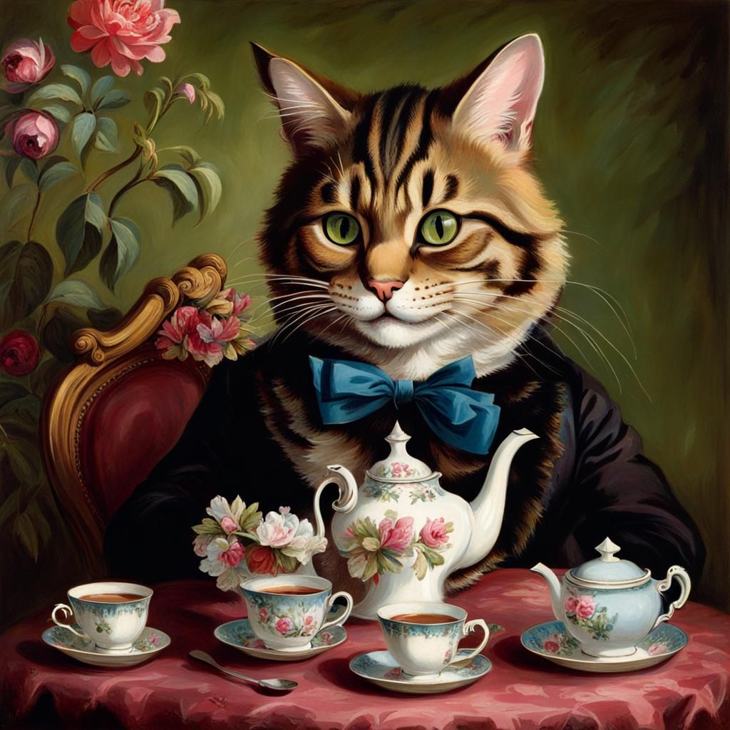 Alice in Wonderland Tea Party: Victorian Portrait