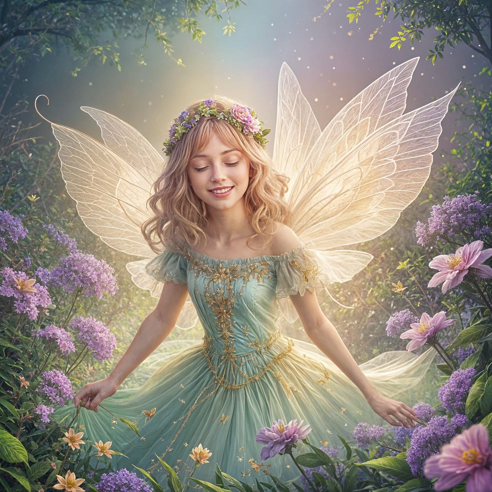 Whimsical Fairy Enchants with Delight