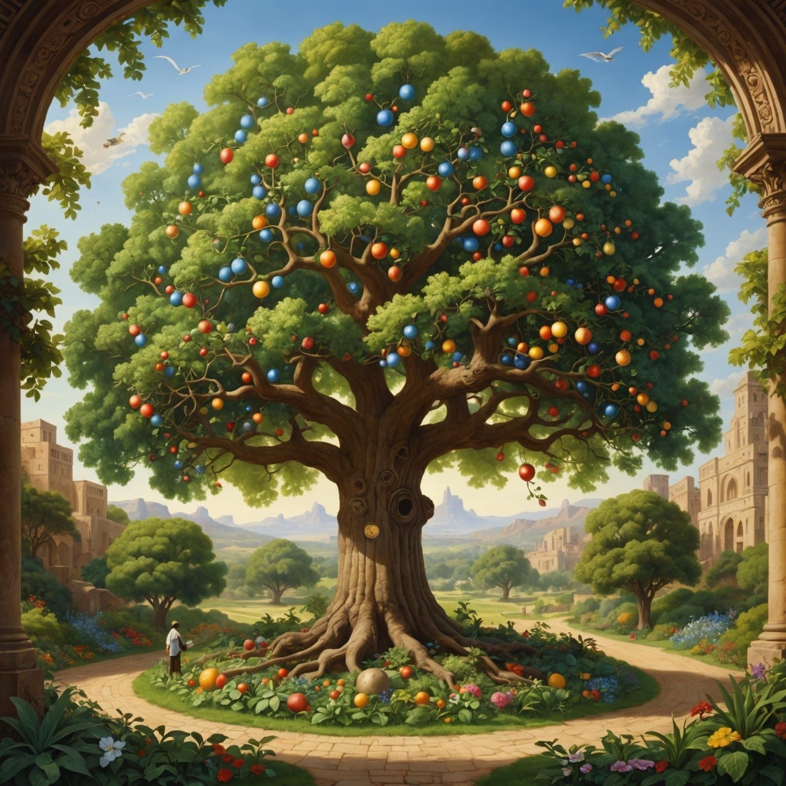 Garden of Eden: Tree of Knowledge and Life