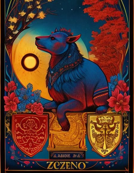 AI Generated Zodiac Sign Art