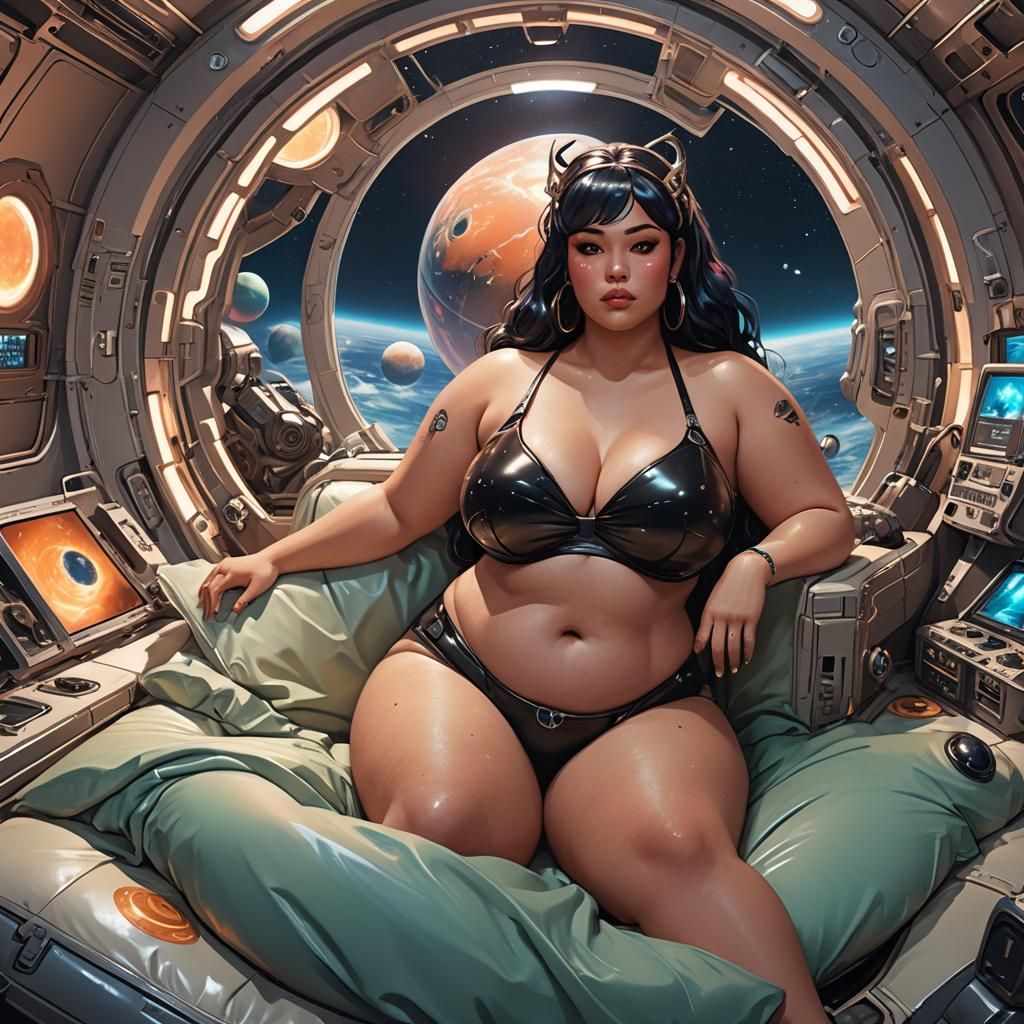 Space Vixen in 1960s Sci-Fi Style