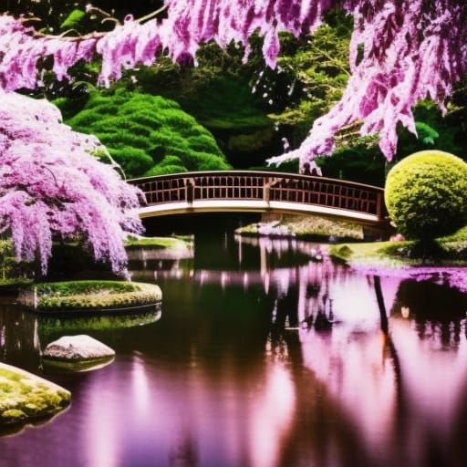 Oriental oasis garden