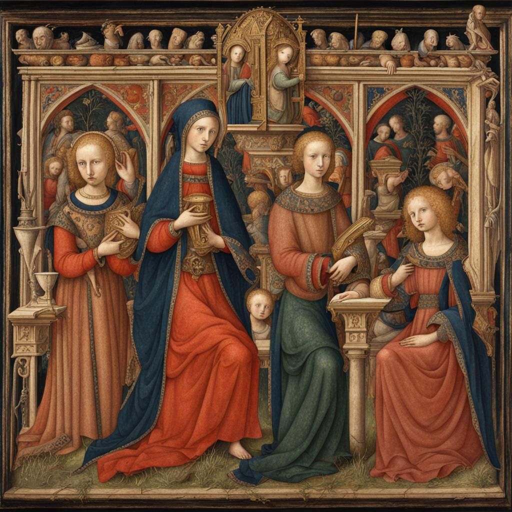 AI Interpretation of Medieval Art