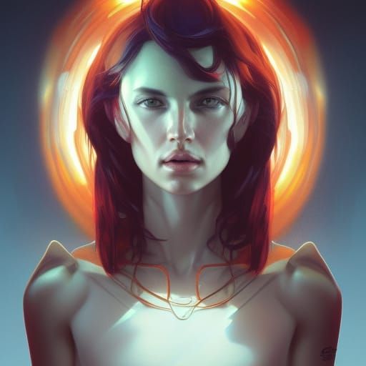 Detailed Portrait with Dynamic Lighting