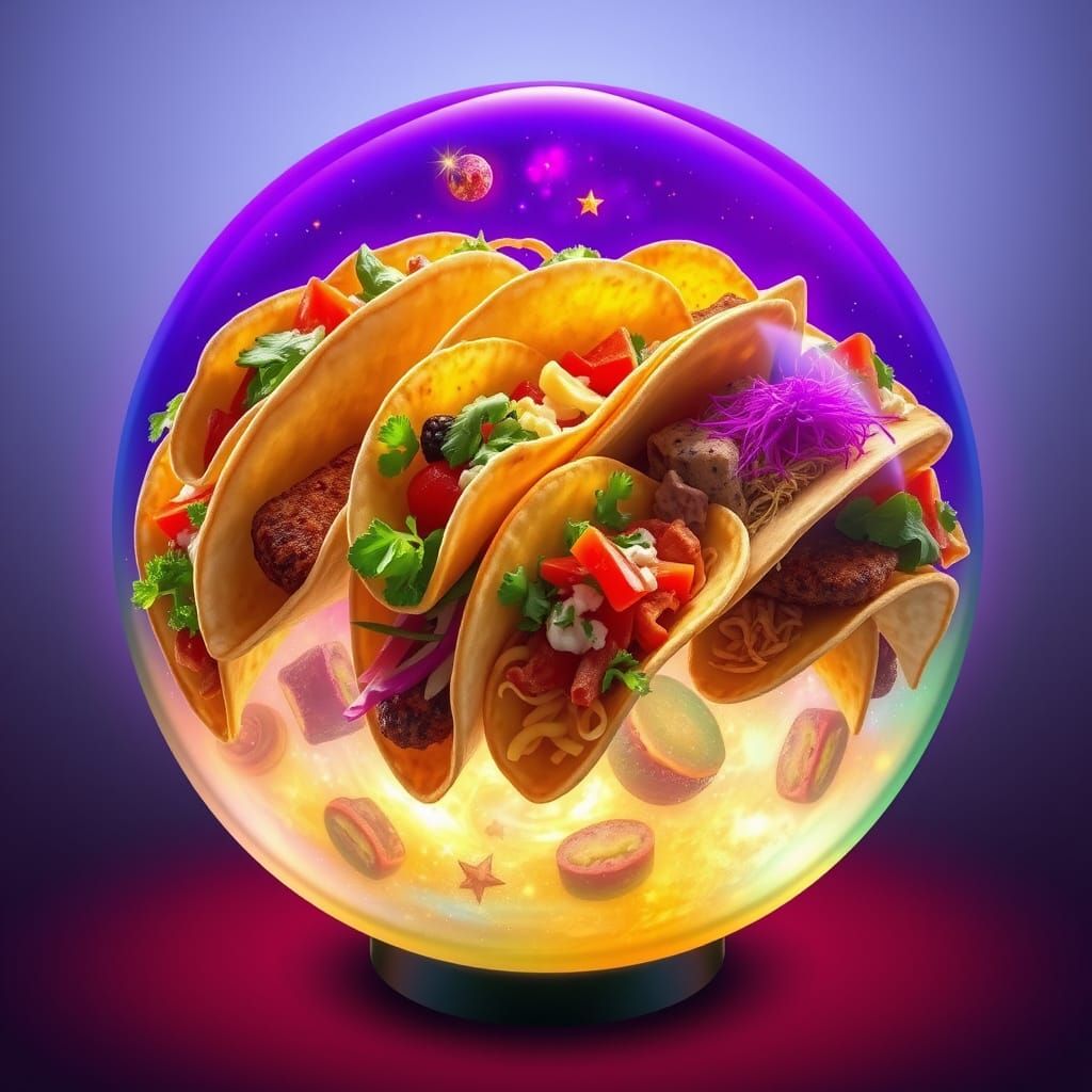 Vibrant Taco Globe of Wonder