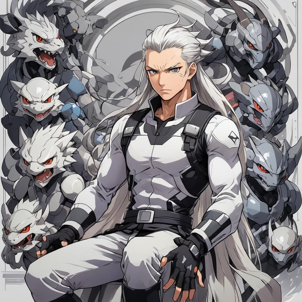 Anime Steel-Type Gym Leader in Steel Gym