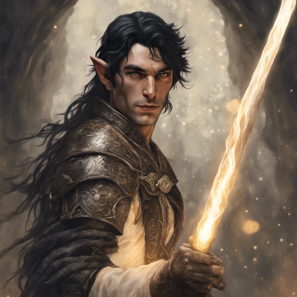 Mythological Elf with Musket, Sinister Aesthetic