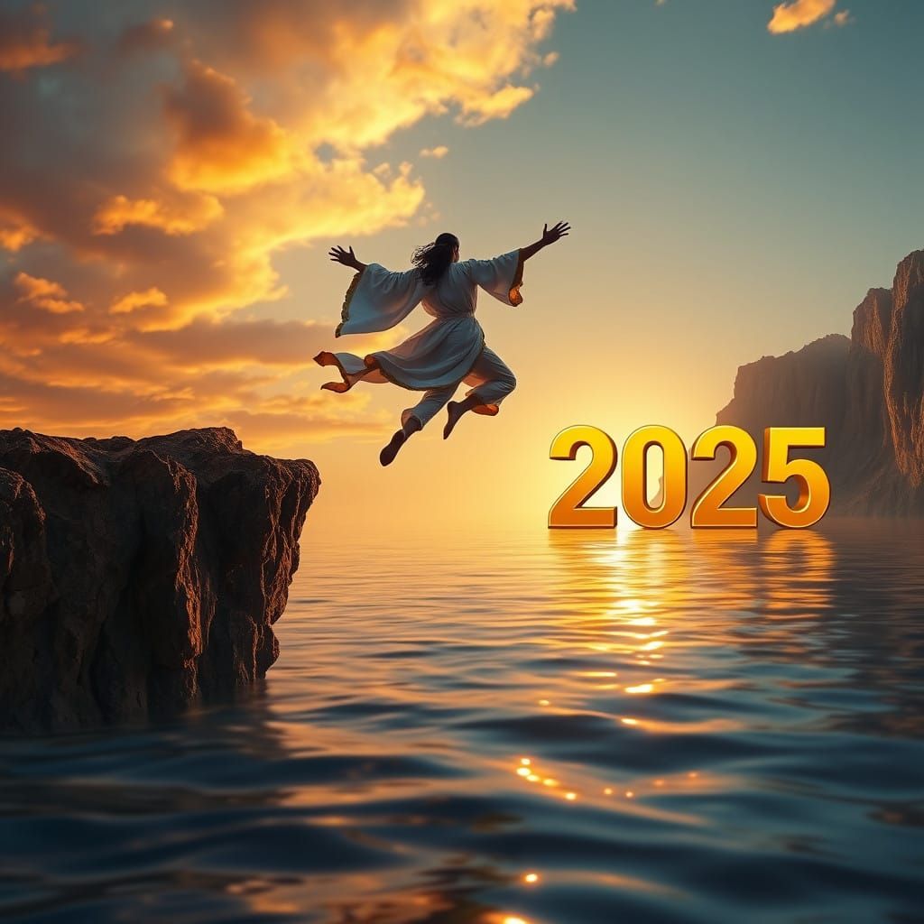 Leap of Faith: A Futuristic New Year's Leap