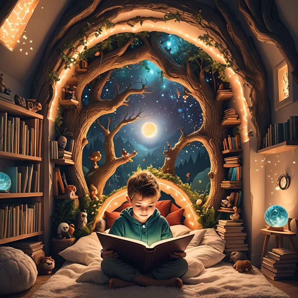 Boy's Room Portal to Magical Forest