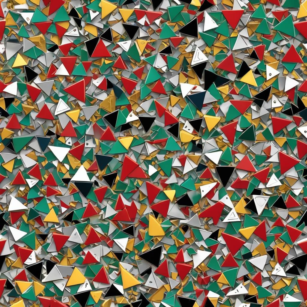 Elegant Sunken Shipwreck in Angular 3D Render