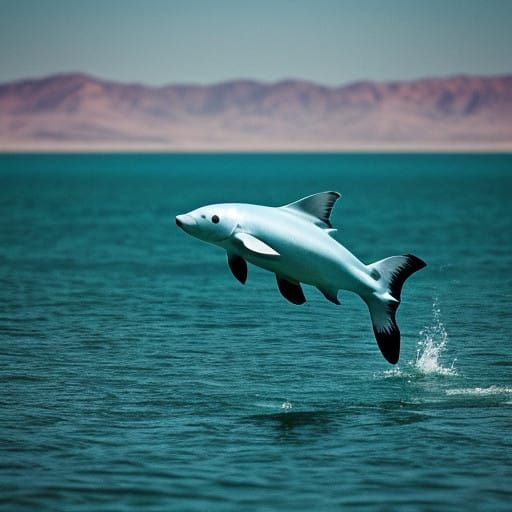 Vaquita in Hyperrealistic Water