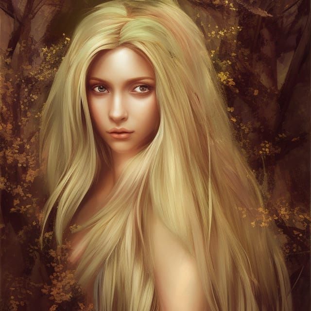 blond goddess of tree