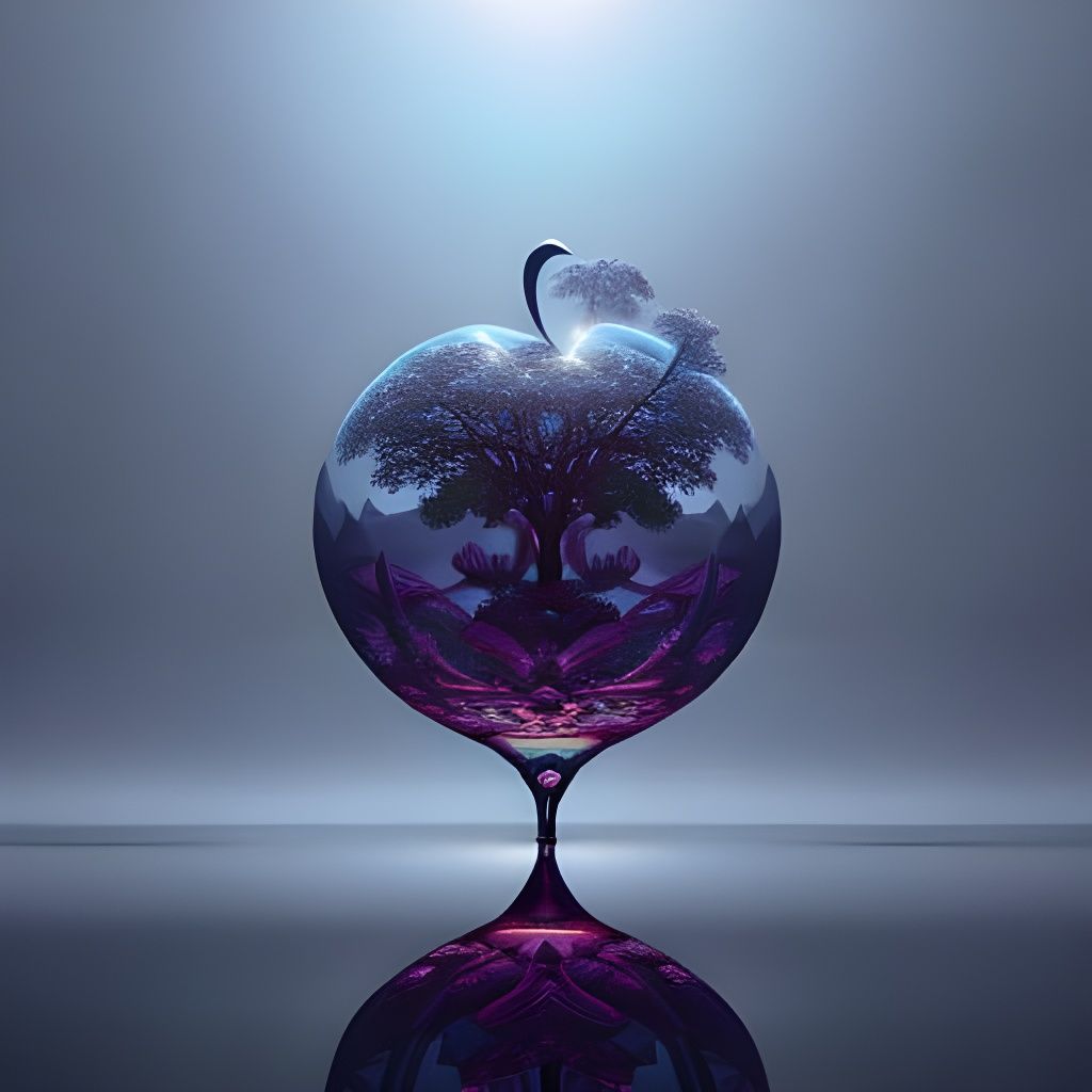 Summer Meets Winter: A Fractal Apple's Tale