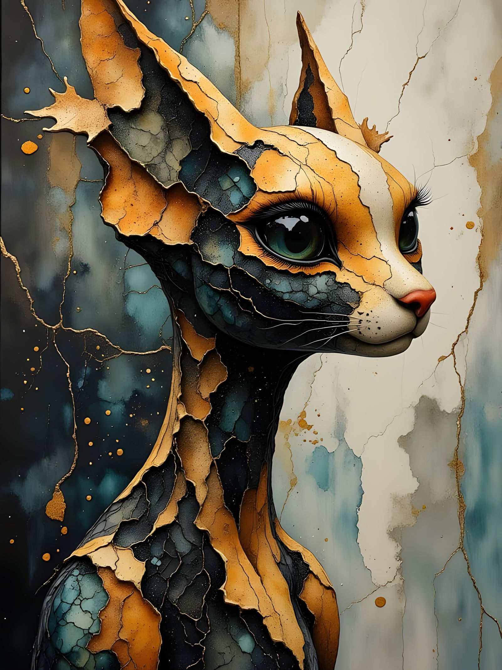 Hyper Realistic Portrait of a Mythical Creature