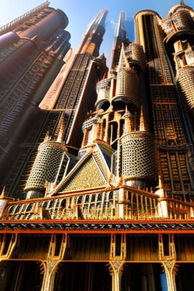 Photorealistic New Twin Towers with Dynamic Lighting