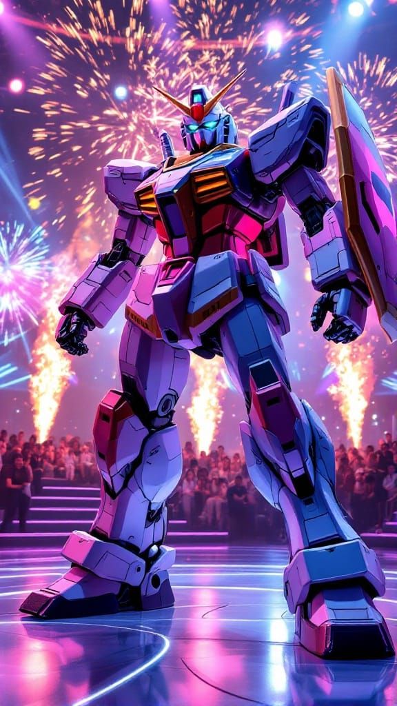 Gundam Performs Gangnam Style in Vibrant K-Pop Dance