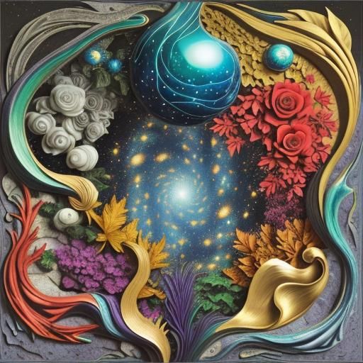 Nautilus and Fibonacci Curves in 3D CGI