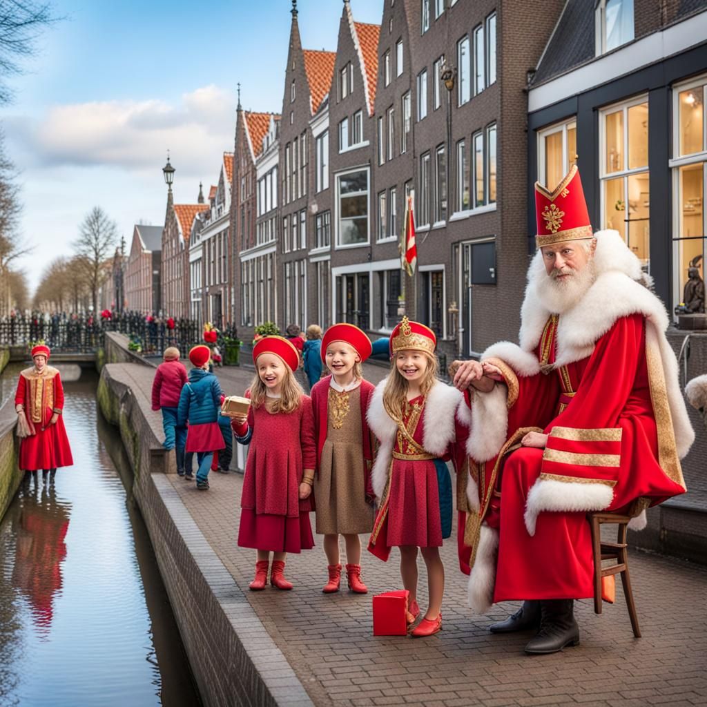Everyone as Sinterklaas: An AI Interpretation