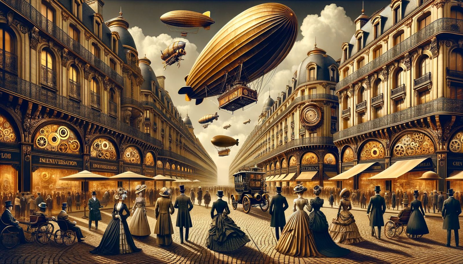 Steampunk Belle Époque: Innovation and Opulence