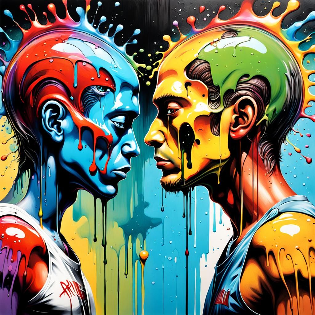 Graffiti Art: Duality of the Human Mind