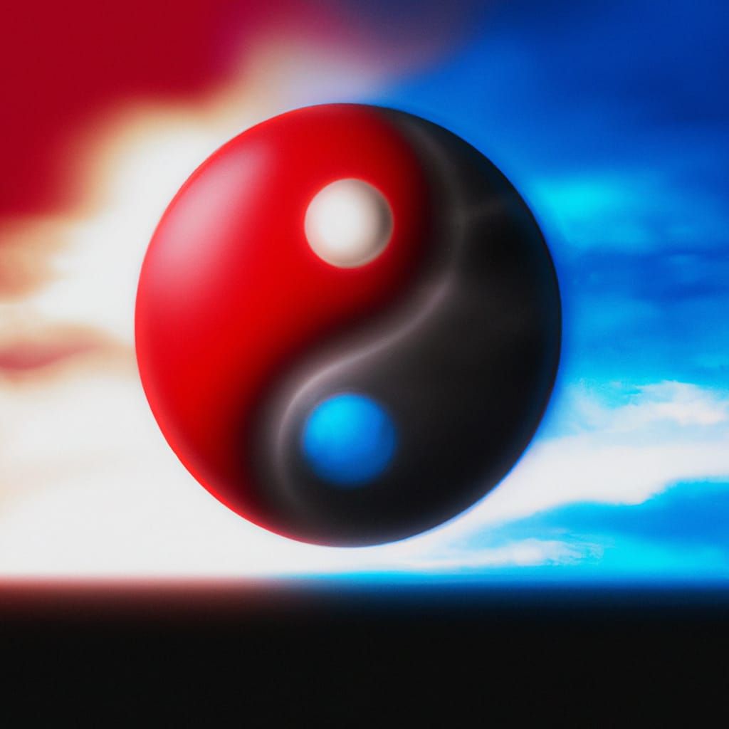 Yin and Yang Balance in Detailed Matte Painting