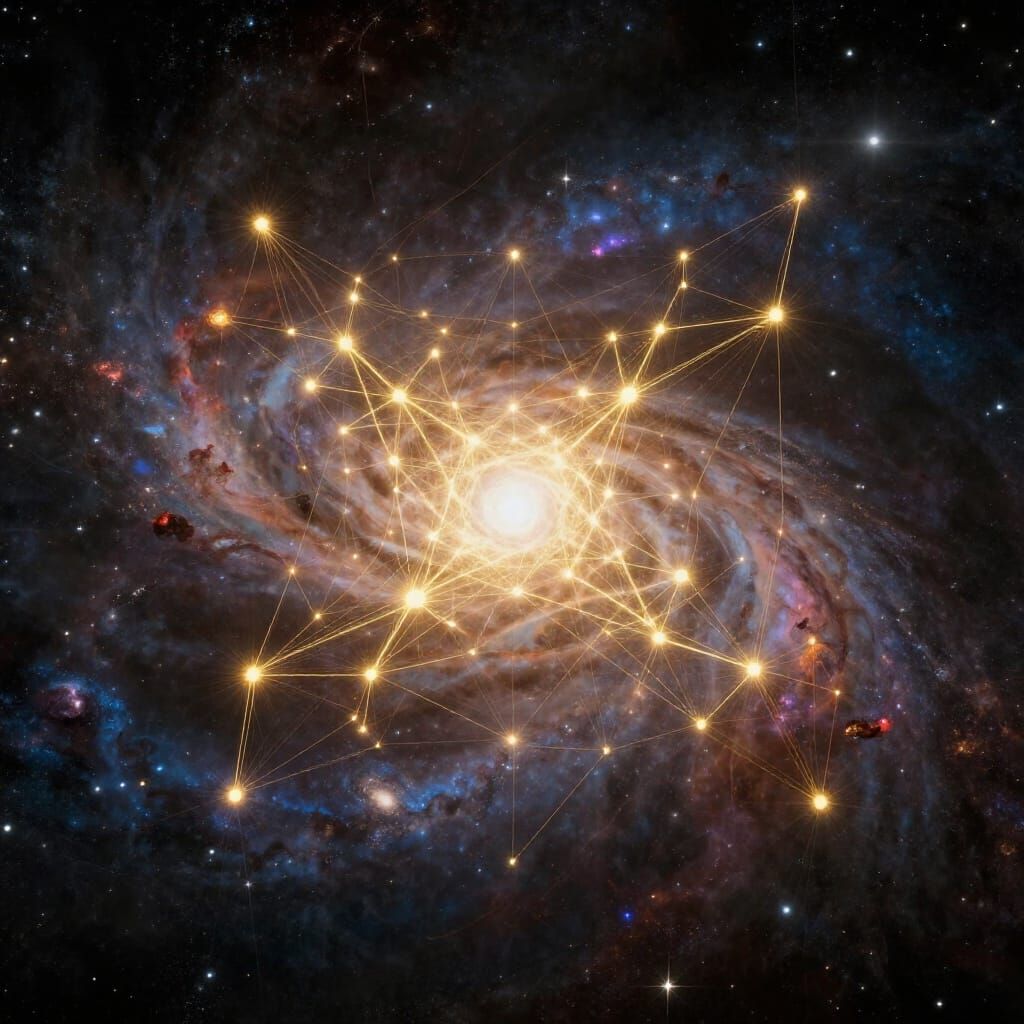 Cosmic Neural Network of Galaxies
