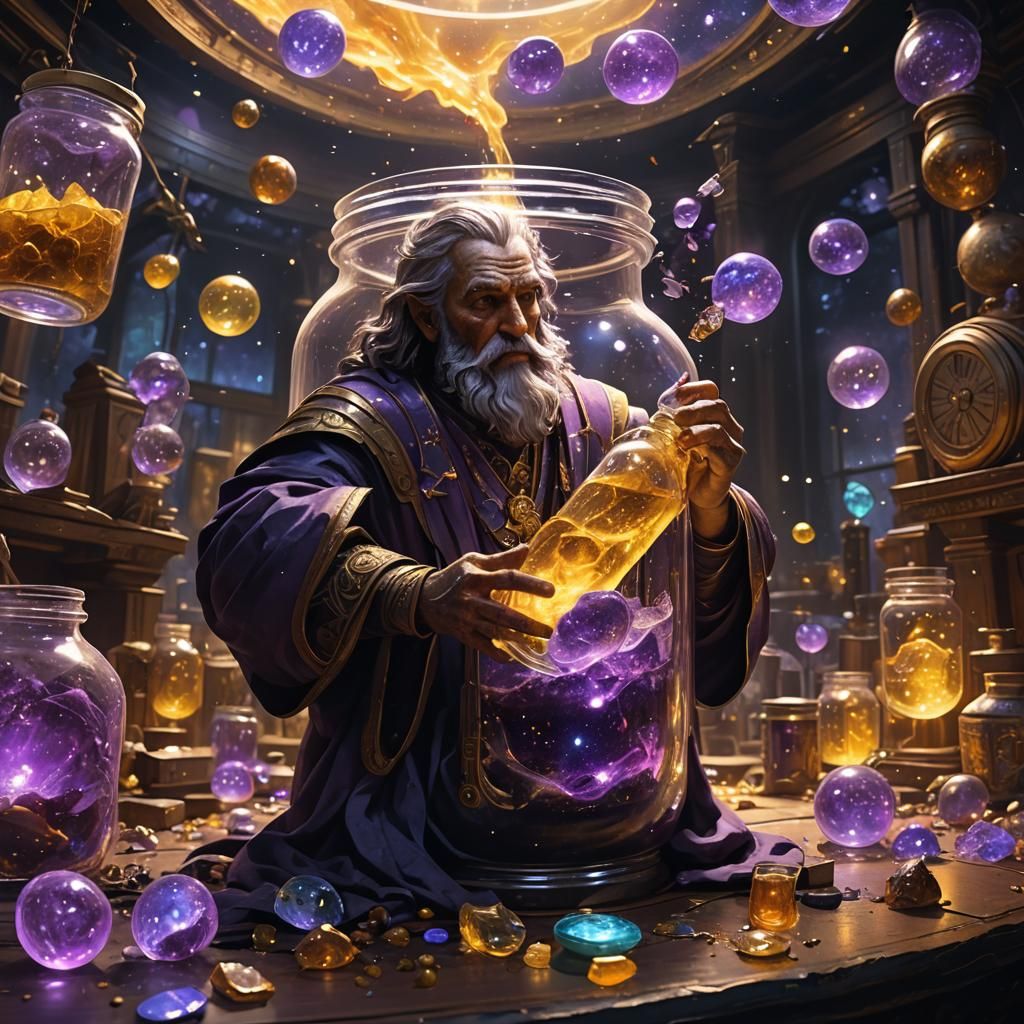 God Drinks Universe: Dark Fantasy Concept Art