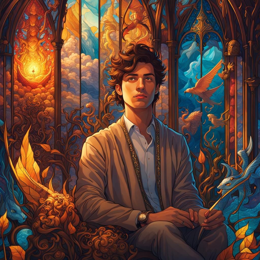 Stained Glass Visions of Far-Off Lands