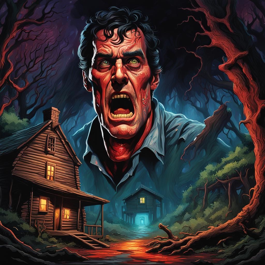 Cthulhu Rises in Hyperrealistic Evil Dead Concept Art